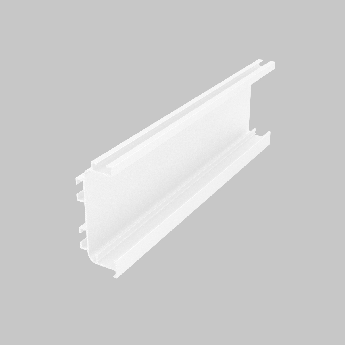Профиль для кухонных баз "С" COMBI LED белый глянец с подсветкой 6м